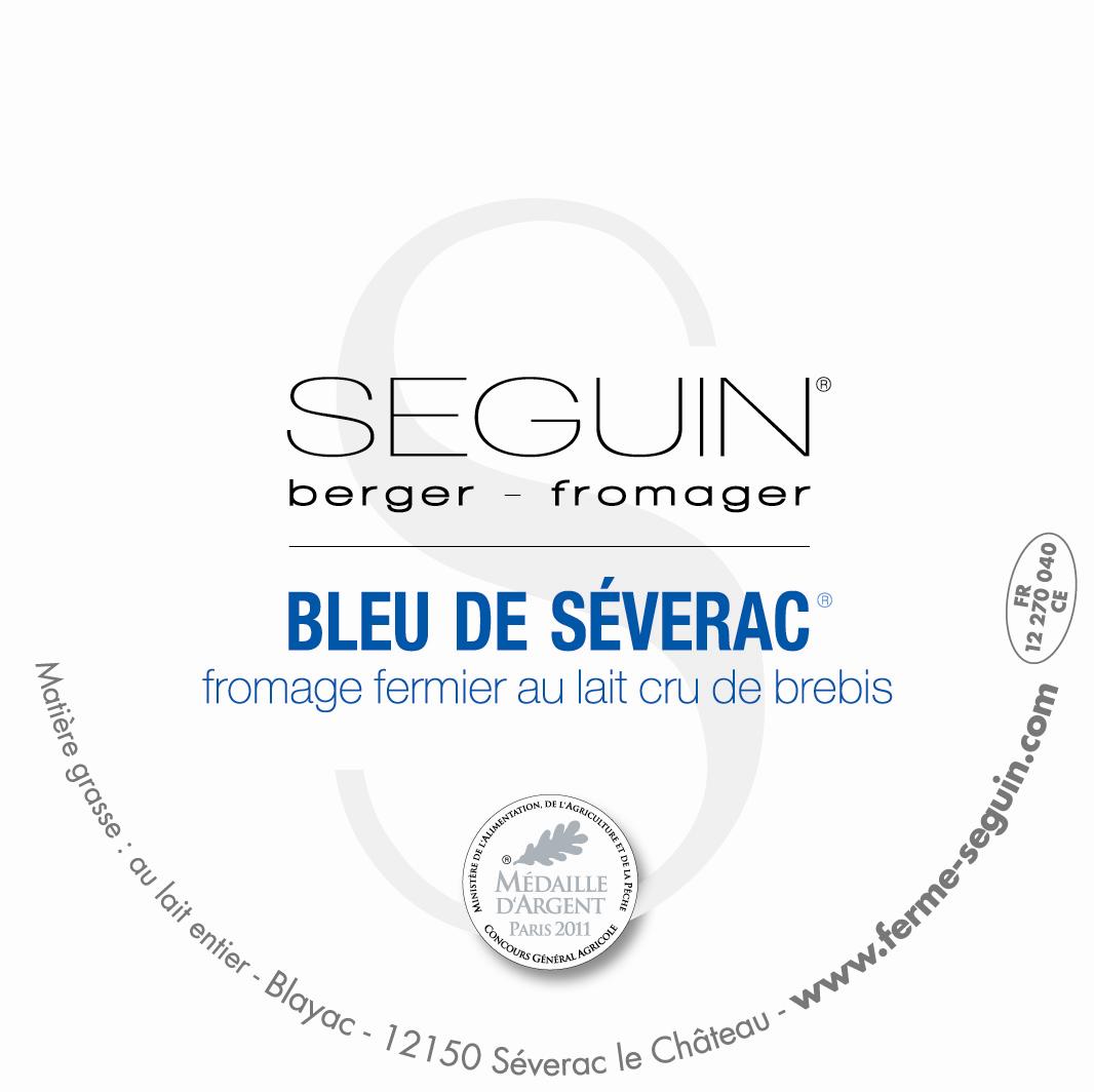étiquette Le Bleu de Séverac